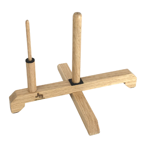 Handcrafted Wooden C Flute Stand (with 1 or 2 Pegs) - Flute Specialists